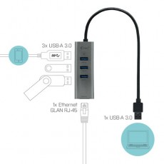 I-TEC HUB USB 3.0 3 PORTE +... 2