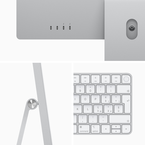 APPLE PC IMAC 24 SILVER WITH RETINA...